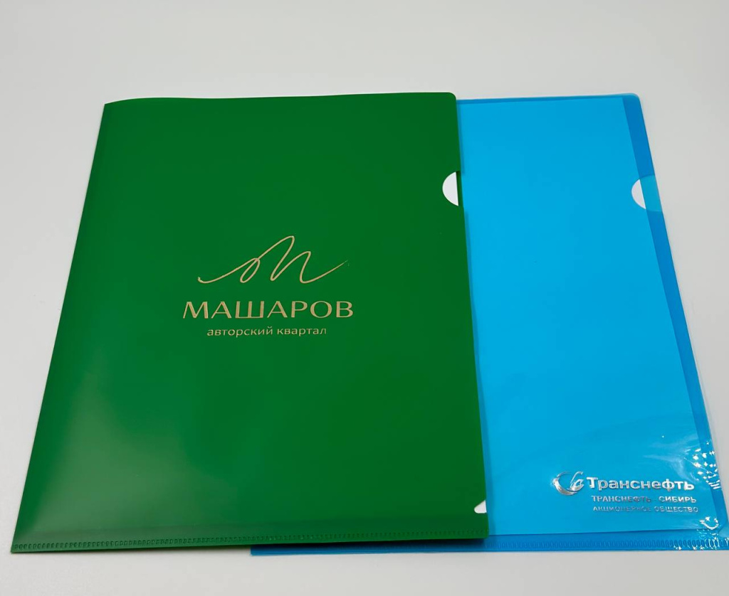 Тиснение на пластиковых папках